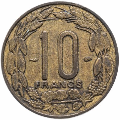 купить Французская Экваториальная Африка 10 франков (franc) 1958 Камерун