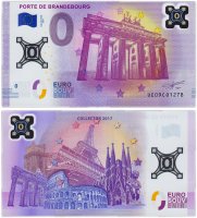 Купить 0 евро (euro) «Бранденбургские ворота» Collector 2017 Пластик (лимитированная серия)