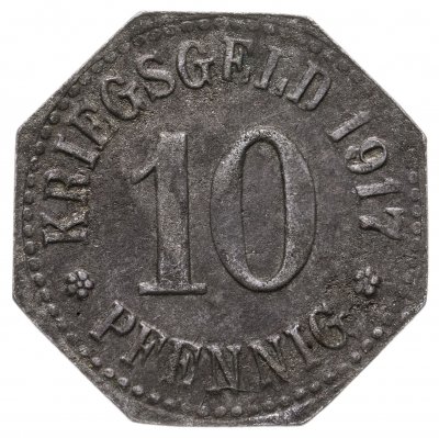 купить Германия (Висбаден) нотгельд 10 пфеннигов 1917