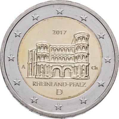 купить Германия 2 евро (euro) 2017 A Федеральная земля Рейнланд-Пфальц