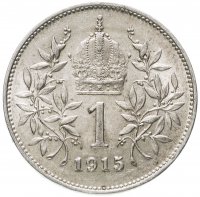 купить Австро-Венгрия 1 крона 1915 год для Австрии