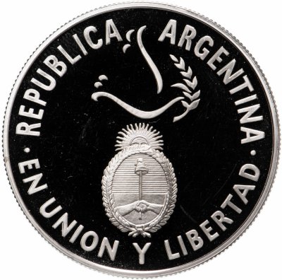 купить Аргентина 1 песо (peso) 1995 "50 лет ООН"