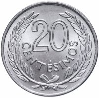 купить Уругвай 20 сентесимо (centesimos) 1965