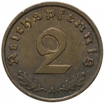 купить Германия (Третий Рейх) 2 рейх пфеннига 1937 "А"