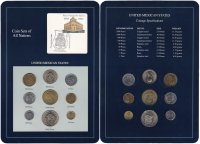 купить Серия "Наборы монет всех стран мира" - Мексика (набор из 9 монет и 1 марки в буклете)