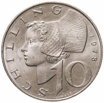 купить Австрия 10 шиллингов (schilling) 1978