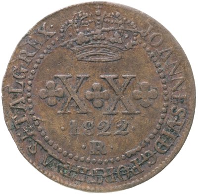 купить Бразилия 20 реалов (рейс) 1822