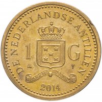 Купить Нидерландские Антильские острова 1 гульден (gulden) 2014-2016