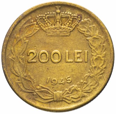 купить Румыния 200 леев (lei) 1945