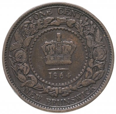 купить Канада провинция Нью-Брунсвик 1 цент 1864