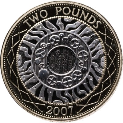 купить Великобритания 2 фунта (pounds) 2007