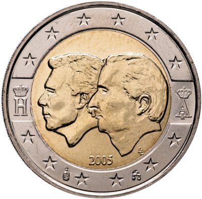 купить Бельгия 2 евро 2005 "Бельгийско-Люксембургский экономический союз"