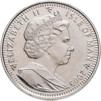 купить Остров Мэн 1 крона (crown) 2003 140 лет кораблю "Звезда Индии"
