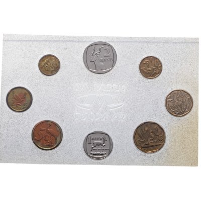 купить ЮАР 1992 набор из 8-ми обиходных монет в официальной запайке