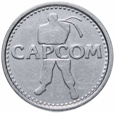 купить Япония, токен "CAPCOM" 1995 года, с изображением героя игры Street Fighter - Рю
