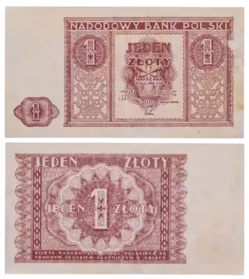 купить Польша 1 злот 1946