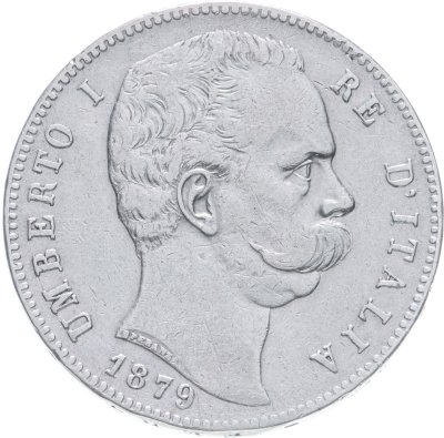 купить Италия 5 лир (lire) 1879