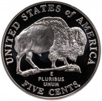Купить США 5 центов (cents) 2005 S "200 лет экспедиции Льюиса и Кларка - бизон"