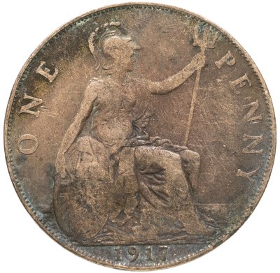 купить Великобритания 1 пенни 1917