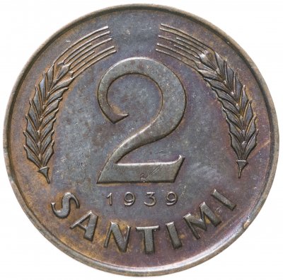 купить Латвия 2 сантима (santimi) 1939