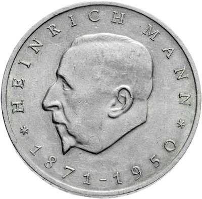 купить Германия (ГДР) 20 марок (mark) 1971 100 лет со дня рождения Генриха Манна