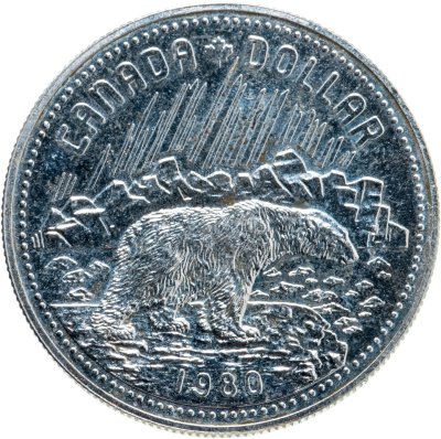 купить Канада 1 доллар (dollar) 1980 100 лет Арктическим территориям