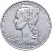 купить Французское Сомали 5 франков (francs) 1948