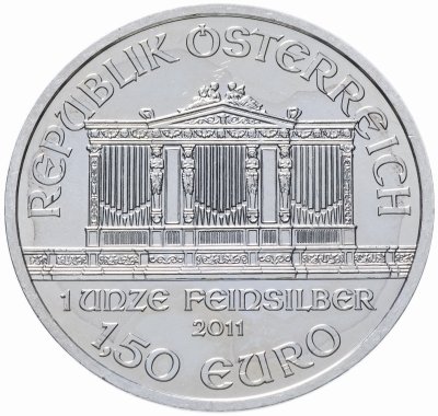 купить Австрия 1,5 евро 2011 "Венская филармония"