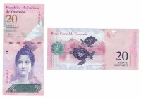 купить Венесуэла 20 боливар 2014 (Pick 91g) 19.08.2014