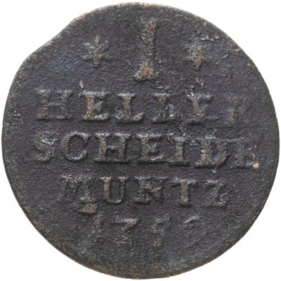 купить Германия 1 геллер (heller) 1759
