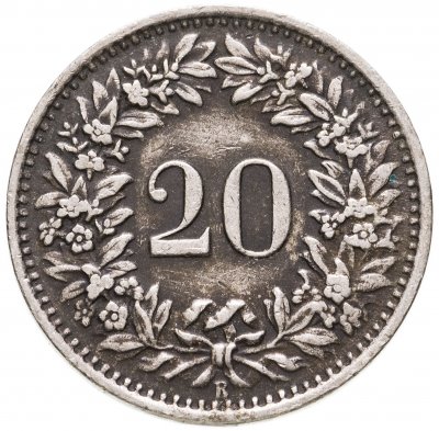 купить Швейцария 20 раппенов (rappen) 1947