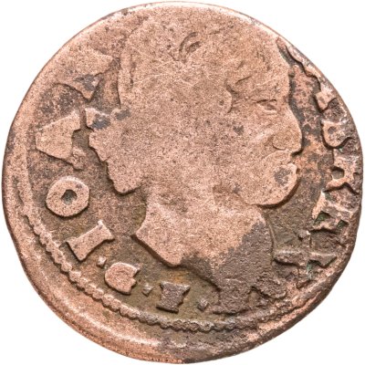 купить Речь Посполитая 1 солид 1663 Ян II Казимир - герб Литвы на реверсе