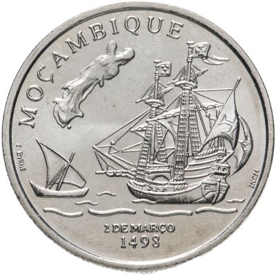 купить Португалия 200 эскудо (escudos) 1998 Путешествие Васко да Гамы в Индию 1498 года - Мозамбик
