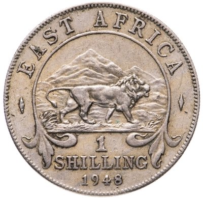 купить Восточная Африка 1 шиллинг (shilling) 1948