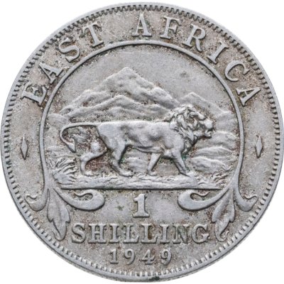 купить Британская Восточная Африка 1 шиллинг (shilling) 1949