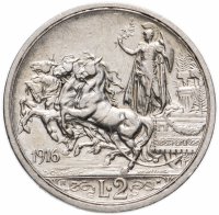Купить Италия 2 лиры 1916