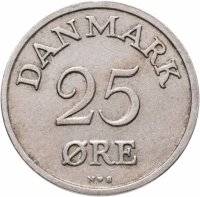 купить Дания 25 эре (ore) 1948-1960