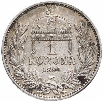 купить Австро-Венгрия 1 крона (korona) 1894 (монета для Венгрии)