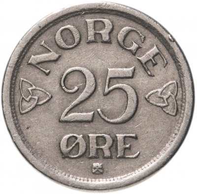 купить Норвегия 25 эре (ore) 1952-1957, случайная дата