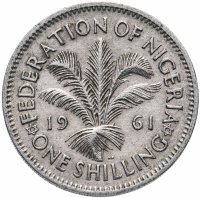 Купить Нигерия 1 шиллинг (shilling) 1961