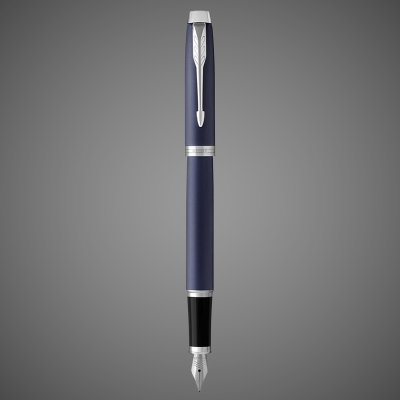 купить Перьевая ручка Parker IM Metal Matte Blue CT, перо: F, цвет чернил: blue, в подарочной упаковке., Металлы: латунь, 2026 г.