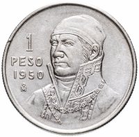 Купить Мексика 1 песо (peso) 1950