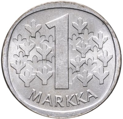 купить Финляндия 1 марка (markka) 1966 S