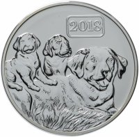Купить Токелау 5 долларов 2018 "Год собаки", в футляре с сертификатом