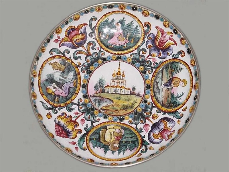 Современная усольская финифть