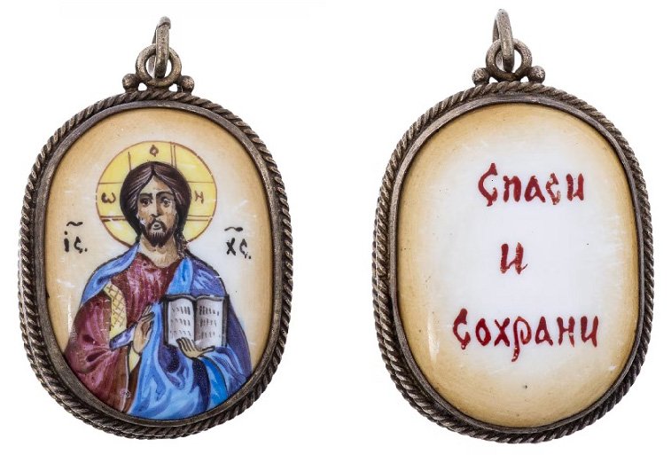 Кулон-подвеска фабрики «Ростовская финифть»