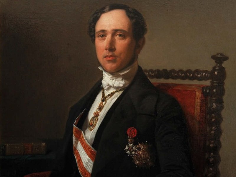 Х. Кортес. Портрет 1849 г.