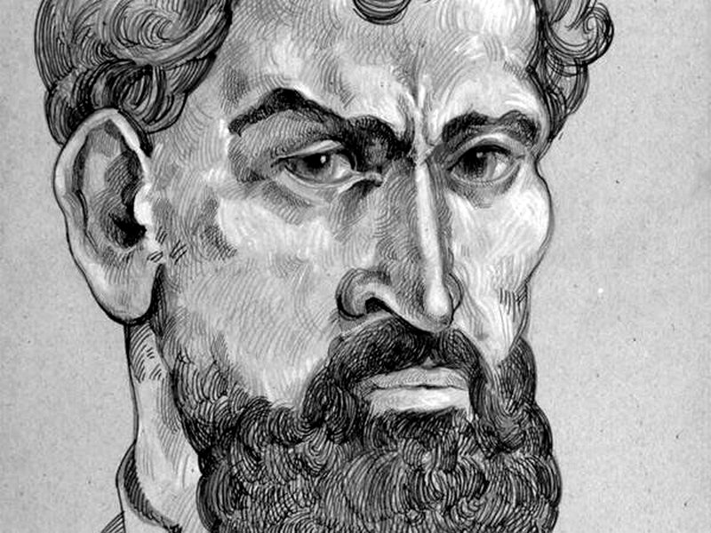 Кондратий Булавин. Современный рисунок