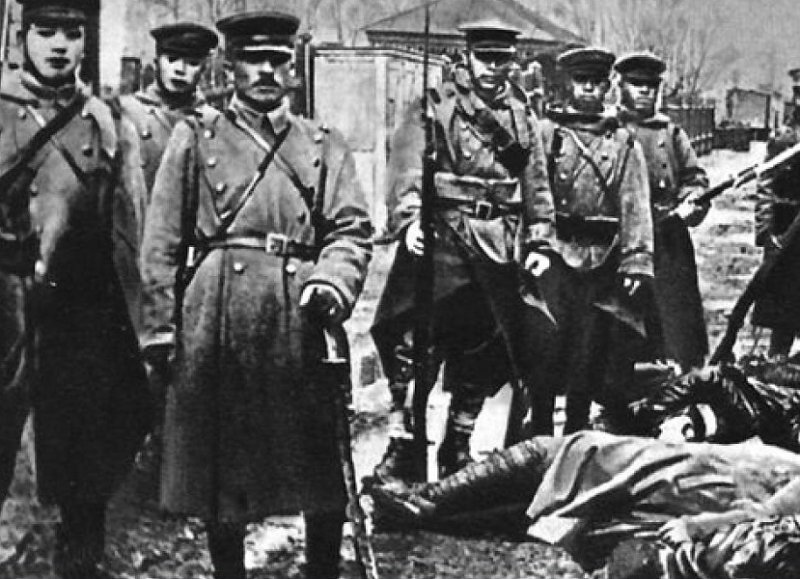 Японские интервенты в Приморье в 1918 г.