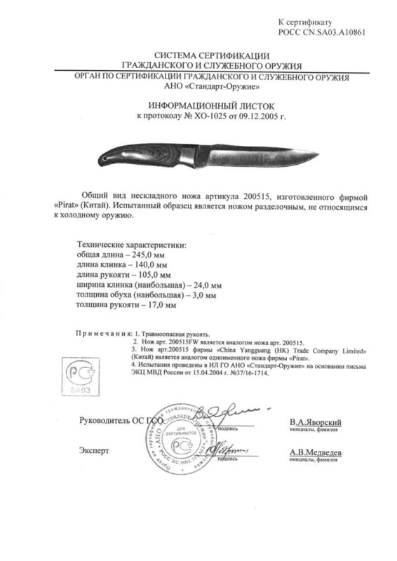 Pirat 200515 (200515FW)